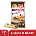 thumbnail image 3 of (2 pack) Nutella B-ready Wafer Bars, Hazelnut Spread with Cocoa, Individually Wrapped Snack Bar, 2 Pack, 1.55 oz, 3 of 17
