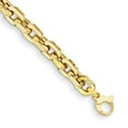 thumbnail image 6 of Auriga Fine Jewelry 14K Yellow Gold Polished 8.7mm Fancy Link 9 inch Bracelet for Women, 6 of 6