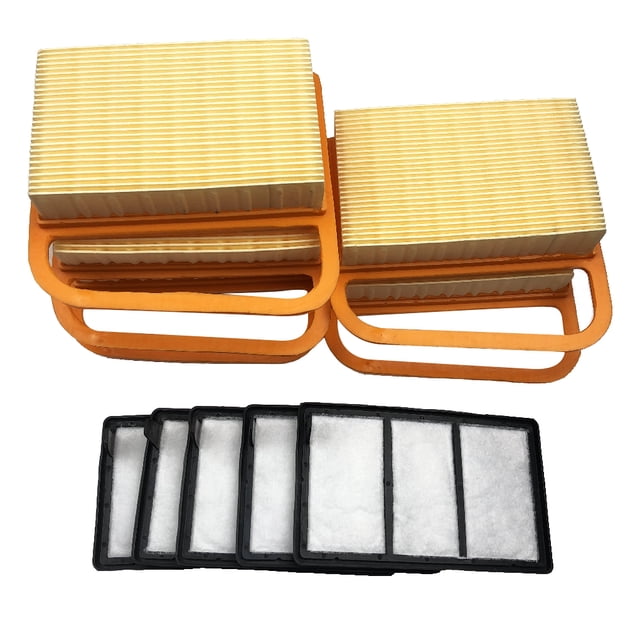 Riwesomey Filtro de aire para motosierra de 5 piezas, herramienta de jardinería, filtros de sierra eléctrica, suministros de motosierras, Jardín y Patio