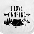 thumbnail image 4 of Inktastic I Love Camping- Tent and Trees Boys or Girls Baby Bib, 4 of 4