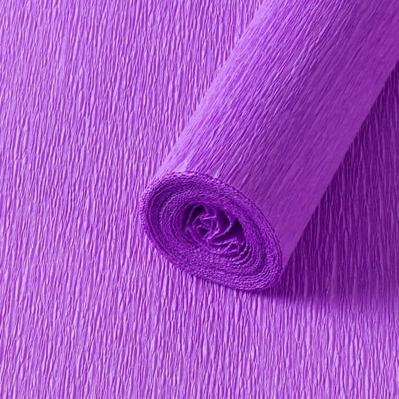 XmhyTop-A 1 Rolls Crepe Paper 250*50cm Crepe Paper Roll, Perfect for Party Decorations, Party Supplies DIY Crafts,Purple