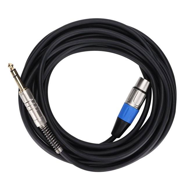 Cable XLR, XLR hembra a cable de micrófono de 6,35 mm Cable de conexión de micrófono Aspecto llamativo