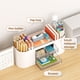 thumbnail image 3 of Organizador de Escritorio Marbrasse con 3 Cajones y 7 Compartimentos Blanco, 3 of 8