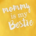 thumbnail image 4 of HCNTES Baby Girl Clothes 0 3 6 9 12 18 Months Letter Print Mommy is my Bestie Ruffle Romper and Floral Short Sets Cute Baby Summer Outfit, 4 of 7