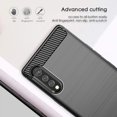 thumbnail image 3 of SCL LG Velvet Case, Carbon Fiber Effect Gel Grip Protection Cover [Anti Scratch][Anti Collision] Compatible with The LG, 3 of 5