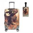 thumbnail image 2 of How to Train Y×our Dra×gon Luggage cover accessory kit, luggage tag, comfort luggage handle wrap, washable zipper closure luggage cover, 2 of 5