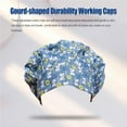 thumbnail image 3 of ruzhgo Operating Hats Nurses Long-time Service Gourd-shaped Pure Color Button Professional Assorted Colors Multifunctional Working Caps Hallowmas Yellow G-04, 3 of 5