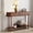 47.2"-Brown, variant on HLR 42" Farmhouse Modern Console Table, Entryway Table with Storage Shelf for Living Room, Black