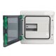 thumbnail image 4 of Caja De Protección De Distribución Caja De Disyuntor De Montaje En Riel DIN Impermeable IP65 De 8 Vías Para Interiores Y Exteriores Fabricada De Plástico ABS Resistente Que Garantiza Durabilidad., 4 of 7