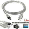 thumbnail image 4 of Cable de datos USB Firewire KEWITY para Mini DV MiniDV videocámara HDV 1,5 metros, 4 of 5