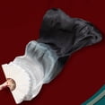 thumbnail image 4 of SIEYIO Colorful Dyed Silk Dance Long Fan for Belly Dancing Performances, 4 of 11