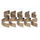 thumbnail image 2 of Molde para cuchillo de cuero, 10 piezas, para correa de reloj, herramienta de punzón para cinturón de cuero, hecha a mano, con cola de espada., 2 of 14
