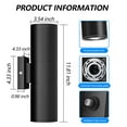 thumbnail image 3 of GEYANG Dusk to Dawn Outdoor Wall Lights , Integrated LED Cylinder Up Down 12W 2700K Modern Aluminum Light, Waterproof Exterior Light for Porch Patio Door, 3 of 6