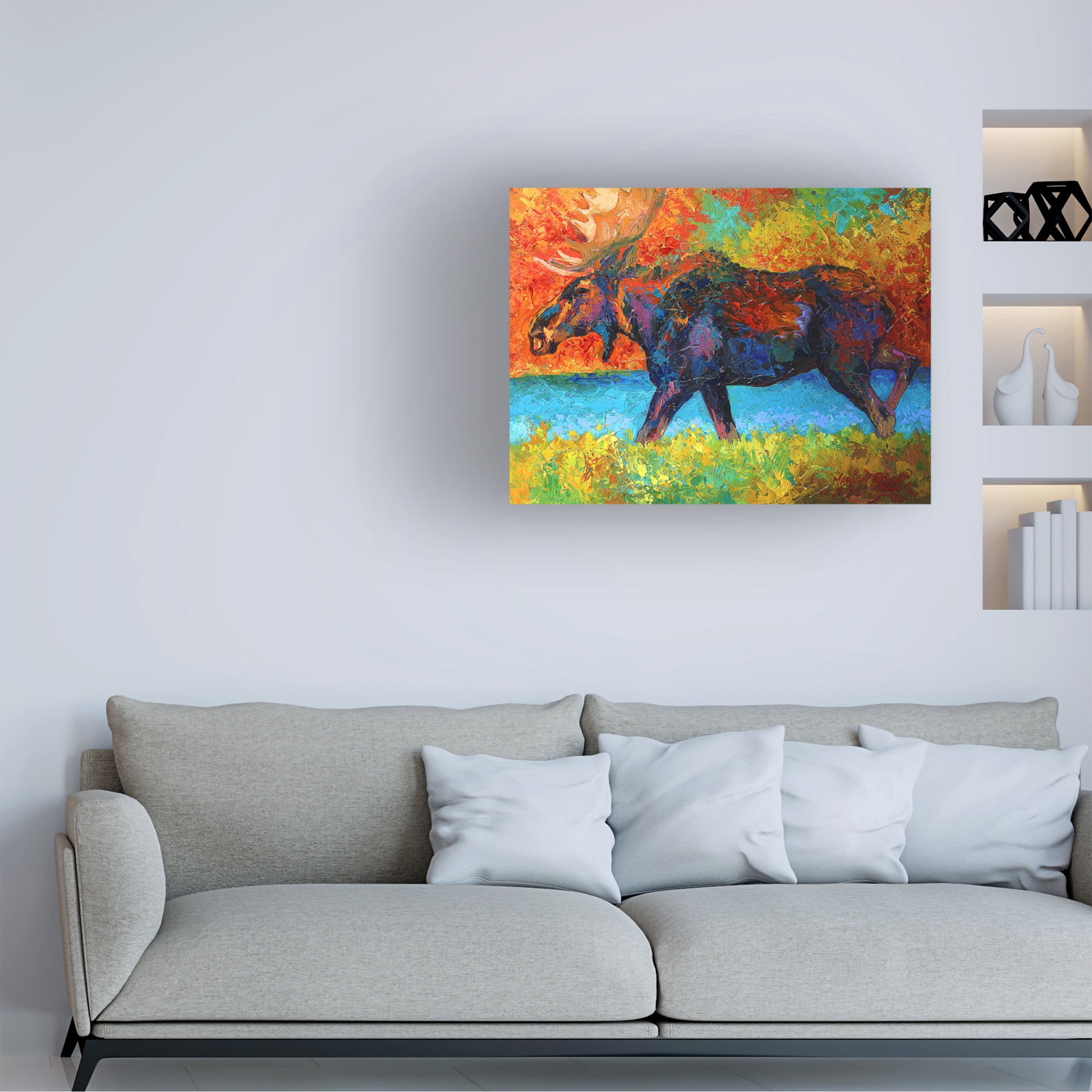 Marion Rose 'Moose EBSQ' Canvas Art