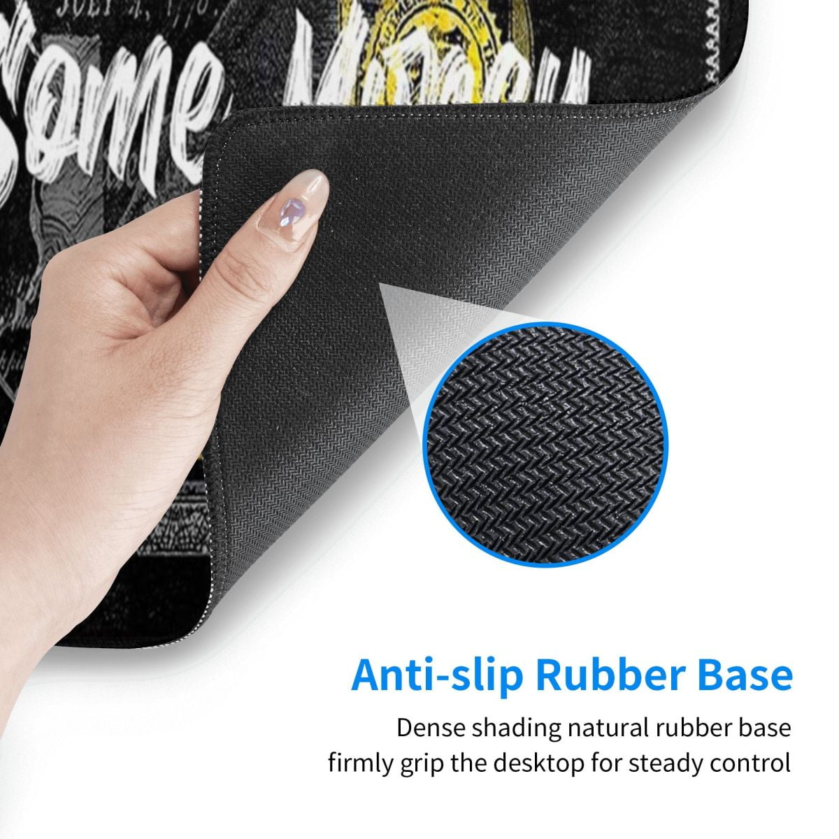 1pc 31.5x11.8in Money Extended Mouse Pad Large Gaming Mouse Pad Computer Keyboard Mouse Mat Non-Slip Mousepad Rubber Base And Stitched Edges For Game Players, Office, Study
