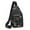 Black, variant on Small Sling Crossbody Backpack Shoulder Bag for Men Women Lightweigh Back Pack Sling Bag Backpack for Hiking Walking Travel Black