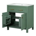thumbnail image 6 of Modern Bathroom Vanity With Ceramic Sink, 30-inch Cabinet And Practical Interior Layout Functional Storage Space, 6 of 7