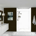 thumbnail image 3 of Transolid Pwkx60368412 Prodigy 96" H X 60" W X 36" D Three Panel Shower Wall Kit - Dark, 3 of 7