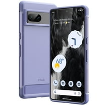 JETech Slim Fit Case for Google Pixel 7, Thin Phone Cover Matte Finish with Shock-Absorption and Carbon Fiber Design (Purple)
