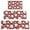 Red Baseballs Pattern, variant on Red Football Helmets with Bows Pattern Kitchen Rugs Sets Of 3,Kitchen Runner Rugs Non Skid Washable,Decorative Kitchen Floor Mats for Kitchen,Sink,Laundry,17"x30"+ 17"x47" + 17"x59"