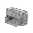thumbnail image 2 of Transemion Compact Storage Box - Exquisite Craft Transparent High Organization Functions Pen Holder Pencil Pen Silver 1Set, 2 of 6