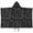 Math Equations Trigonometry, variant on Math Equations Geometry Black Pattern Hooded Bath Towel，50"x30" for Ages 3 To 12 Kids, Quick Dry Lightweight Soft Microfiber Hood Beach Towel Cover Up for Kids