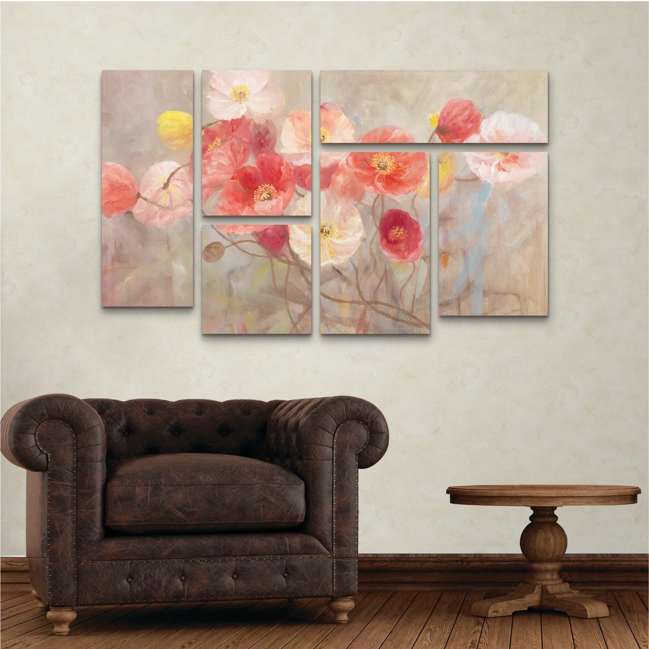 Trademark Fine Art 'Wild Poppies I' Canvas Art by Li Bo