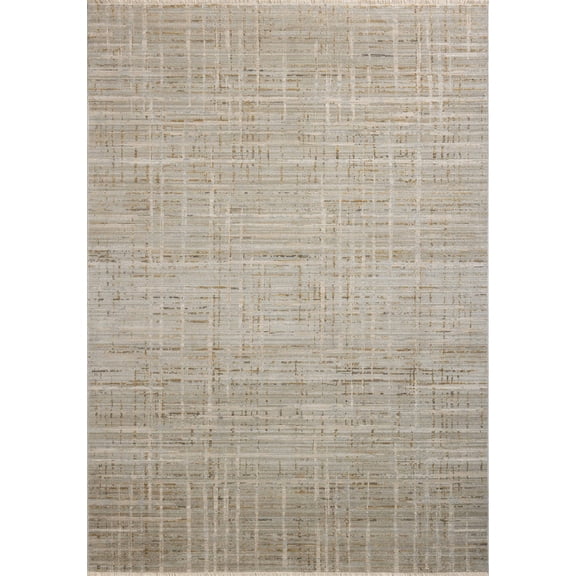 Loloi Wade Mist / Gold 5'-3" x 7'-9" Area Rug
