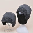 thumbnail image 2 of CoCopeaunt Winter Outdoor Riding Mask Wool Cap Warm Face Protection Wind Cap Knit Cap Mask, 2 of 6
