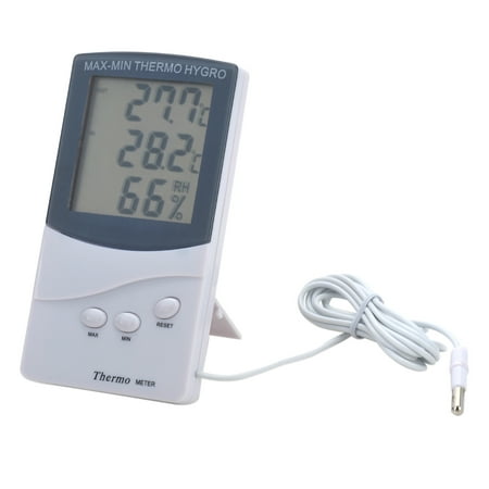 thermometer indoor digital outdoor humidity hygrometer lcd stand walmart