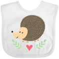 thumbnail image 3 of Inktastic Hedgehog Lover Girls Girls Baby Bib, 3 of 4