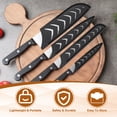 thumbnail image 3 of Uxcell Safety Knife Cover Sleeves for Carving Knife, ABS Universal Knife Sheath Edge Guard Blade Protector for Kitchen 5, 3 of 7