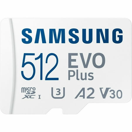 UPC: 0887276545769 | Samsung EVO Plus 512 GB Class 10/UHS-I (U3) V30 microSDXC – 1 Pack  1 (Quantity)