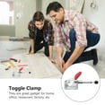thumbnail image 2 of Shisuyan Toggle Clamp Plastic Push Pull Action 4Pcs 3.9In, 2 of 9