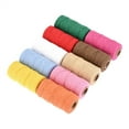 thumbnail image 3 of Hearth & Gear 328ft Long Macrame Yarn 2 Mm Thickness In Great Colours (2 Mm (100 M)) Handmade Diy Colored Rope Woven Binding Rope Tapestry Decorative Materials Rope Rope Craft Storage Cabinet, 3 of 4
