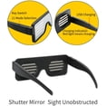 thumbnail image 2 of Gafas de fiesta LED Gafas LED recargables por USB para regalos de fiesta con 8 patrones Pantalla LED Parpadeo rápido opcional para decoraciones de cumpleaños (rosa) brillar Electrónica, 2 of 5