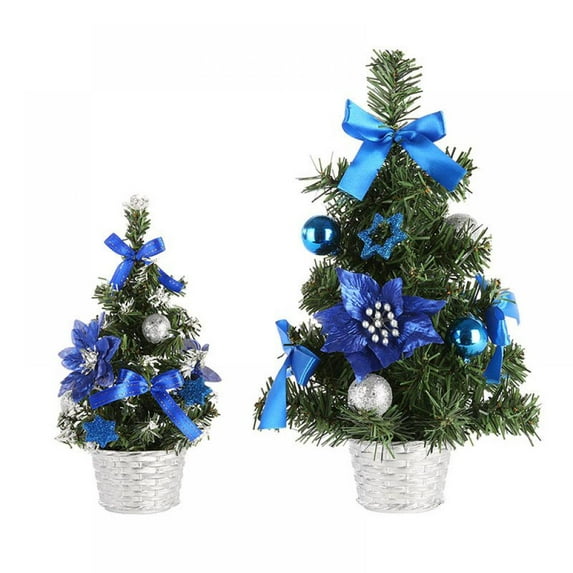 Oaktree 15/20/30/40cm Table Decorative Christmas Tree Ornament Festival Party Home Table Decor Xmas Gifts