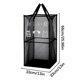 thumbnail image 5 of Wmhnj Cesta de lavandera plegable de malla de gran capacidad con asa reforzada para guardar ropa. Cesto plegable, transpirable y lavable para el hogar, camping y viajes., 5 of 8