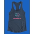 thumbnail image 3 of Independence Day  Love Racerback Tank Women -Image by Shutterstock, Female x-Small, 3 of 4