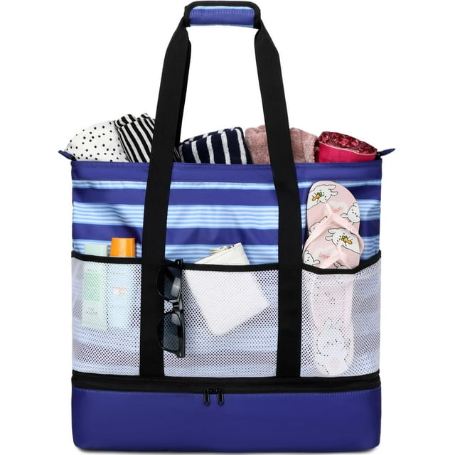 Bolsa de Playa DSIUE Impermeable con Enfriador para Mujeres