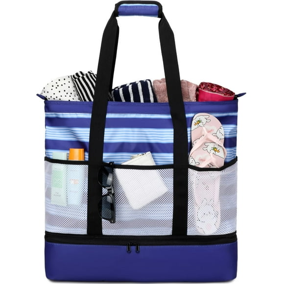 Bolsa de Playa DSIUE Impermeable con Enfriador para Mujeres