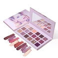 thumbnail image 1 of Eyeshadow Palette 18 Colors Glitter Matte Shimmer Eye Shadow Waterproof Eye Makeup Kit, 1 of 11