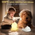 thumbnail image 2 of Luz nocturna de elefante BRI para niños recargable por USB 7 colores, 2 of 5