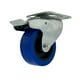 thumbnail image 2 of Rueda de 4 de goma termoplastica GOWU color AZUL CON herraje de placa giratoria CON freno Carga 180 kg, 2 of 8