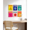 thumbnail image 5 of HAUS AND HUES Travel Posters - Set of 6 Aesthetic Preppy Posters for Bedroom, Destination Poster, Trendy Travel Wall Art, Colorful Wall Prints, Artwork Travel, Vintage City Posters (Unframed, 8x10), 5 of 6