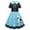 Blue, variant on XIYON Toddler Dress Girls 1950S Kids Poodle Dress 50S Sock Hop 18-24 Months