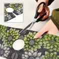 thumbnail image 6 of Yayeee Faucet Mat for Kitchen Sink 30" Diatomite Long Splash Guard Pad, Gray Floral, 6 of 7
