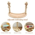 thumbnail image 2 of Soporte de aro para bordar ZOCONE multifuncional de madera de haya, 2 of 6
