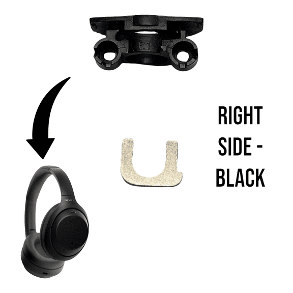 Sony Headphones WH-1000XM4 XM4 Hinge Swivel Replacement   U Metal Lock [Right Side] (Black) - Parts