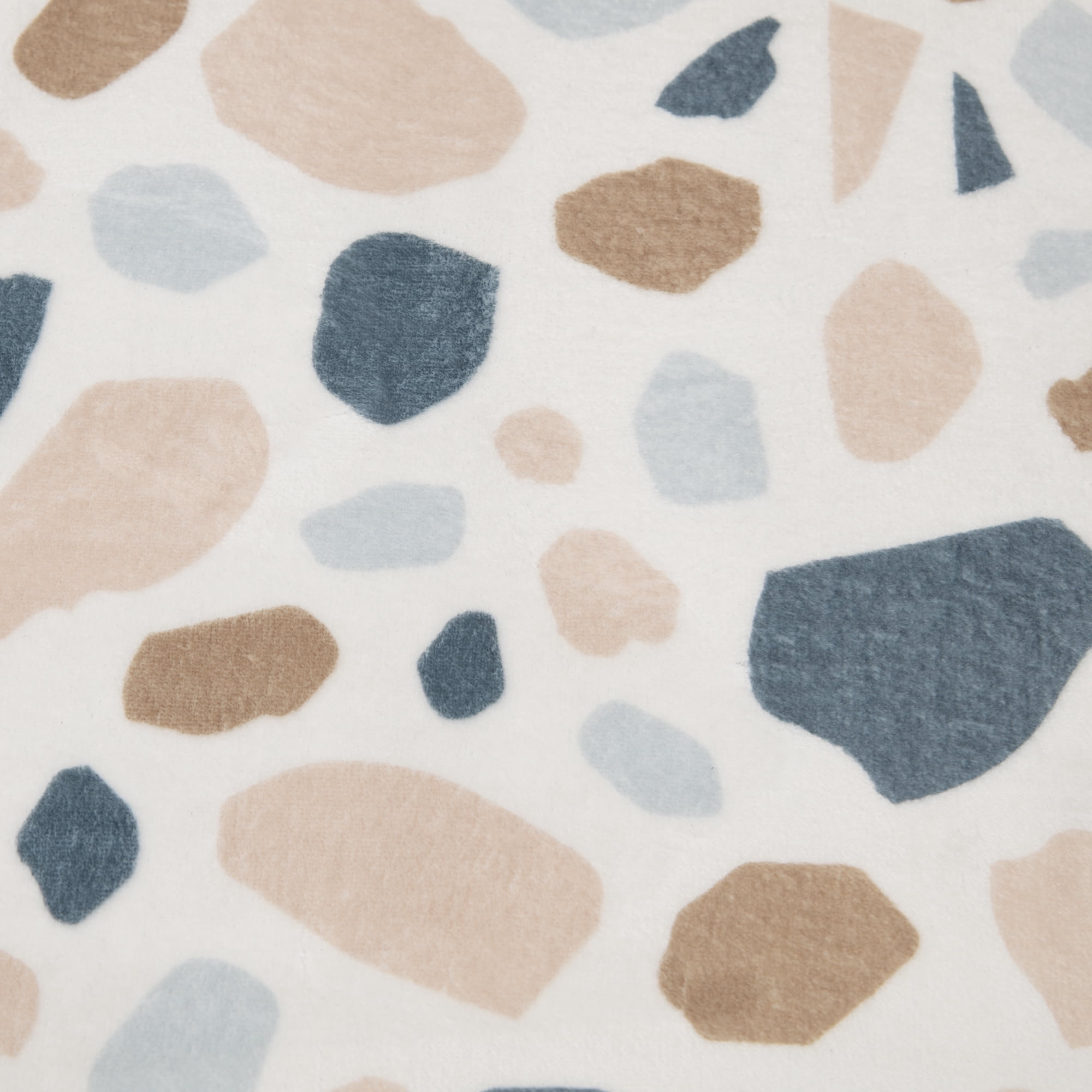 Home Décor Collection 24" x 60" Faux Fur Terrazzo Runner Indoor Rug